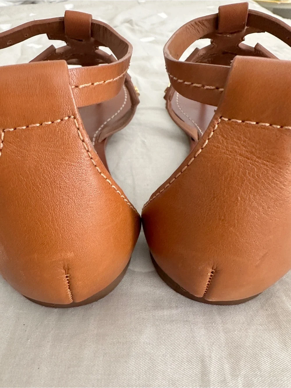 Tory Burch cognac leather